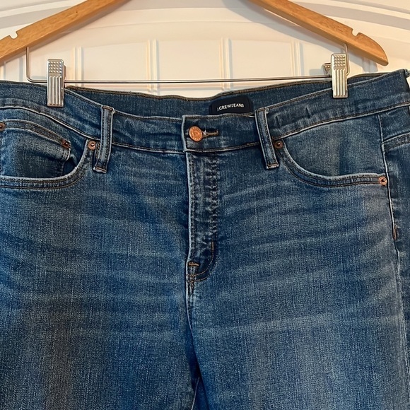 J .Crew 8” toothpick Jeans Size 32 - Picture 3 of 9